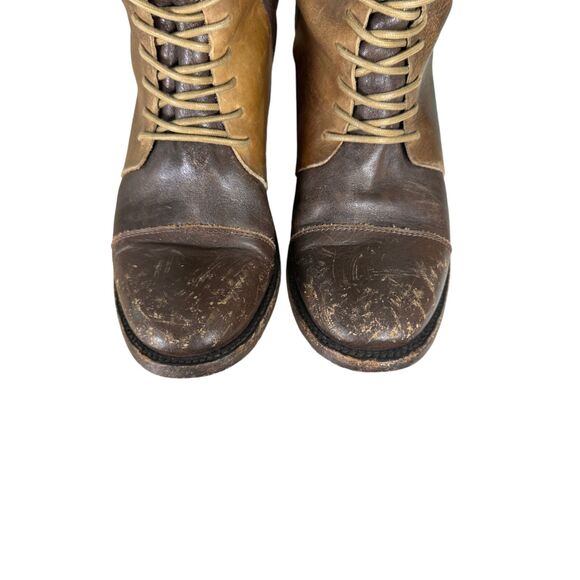 Freebird by Steven Sadle Distressed Riding Boots Equestrian Brown Leather 7 - Picture 8 of 10